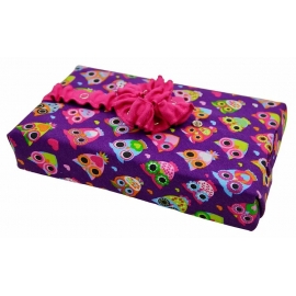 Emballage cadeau réutilisable "Hibou Hou Hou" (2 formats disponibles) - BESURPRISE | Achetez sur Everykid.com Emballage cadeau réutilisable "Hibou Hou Hou" (2 formats disponibles) - BESURPRISE | Achetez sur Everykid.com