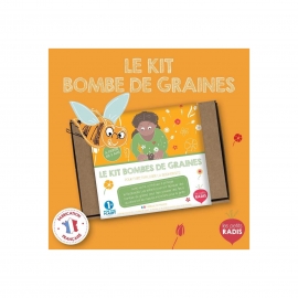 Le Kit pour fabriquer des bombes de graines - Les petits radis | Achetez sur Everykid.com