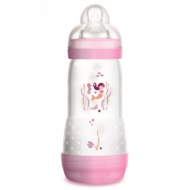 MAM Biberon easy start anti-colique 320 ml rose - Tétine débit 3 (différents modèles) | Achetez sur Everykid.com MAM Biberon easy start anti-colique 320 ml rose - Tétine débit 3 (différents modèles) | Achetez sur Everykid.com