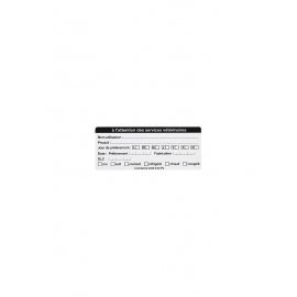 Etiquette repas témoin imprimées (carton de 2500) - Alpha Form | Achetez sur Everykid.com Etiquette repas témoin imprimées (carton de 2500) - Alpha Form | Achetez sur Everykid.com