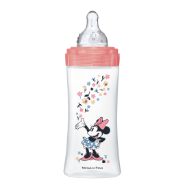 Biberon Initiation - Anti-Colique 330Ml Minnie Fuchsia +6 Mois Tétine Ronde 3 Vitesses Débit 3 - Dodie | Achetez sur Everykid.co Biberon Initiation - Anti-Colique 330Ml Minnie Fuchsia +6 Mois Tétine Ronde 3 Vitesses Débit 3 - Dodie | Achetez sur Everykid.co