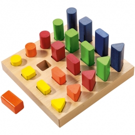 Plateau d'enfichage de formes - HABA | Achetez sur Everykid.com Plateau d'enfichage de formes - HABA | Achetez sur Everykid.com