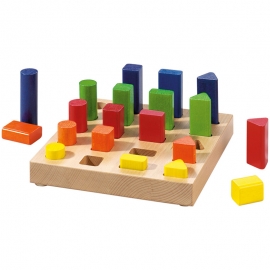 Plateau d'enfichage de formes - HABA | Achetez sur Everykid.com Plateau d'enfichage de formes - HABA | Achetez sur Everykid.com