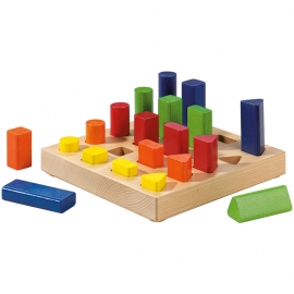 Plateau d'enfichage de formes - HABA | Achetez sur Everykid.com Plateau d'enfichage de formes - HABA | Achetez sur Everykid.com