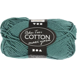Pelote de fil de coton pétrole 50 gr/1 boule 170m - Creavea Pelote de fil de coton pétrole 50 gr/1 boule 170m - Creavea
