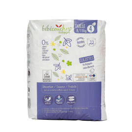 Couches culottes écologiques taille 4 (8-15kg) sachet de 22 couches | Achetez sur Everykid.com Couches culottes écologiques taille 4 (8-15kg) sachet de 22 couches | Achetez sur Everykid.com