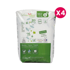 Couches culottes bébé écologiques taille 6 (6-16kg) carton de 72 | Achetez sur Everykid.com
