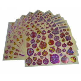 Gommettes boules de Noël holographiques | Achetez sur Everykid.com Gommettes boules de Noël holographiques | Achetez sur Everykid.com