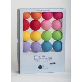 Guirlande lumineuse - La petite case OSCAR bleu - LA CASE DU COUSIN PAUL | Achetez sur Everykid.com
