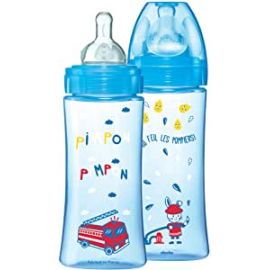 Coffret 2 Biberons Initiation+ Anti-Colique 330Ml Bleu Pompier +6 Mois Tétine Ronde 3 Vitesses Débit 3 - Dodie | Achetez sur Eve Coffret 2 Biberons Initiation+ Anti-Colique 330Ml Bleu Pompier +6 Mois Tétine Ronde 3 Vitesses Débit 3 - Dodie | Achetez sur Eve