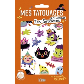 Mes tatouages - Les Sorcières et Fantômes - Editions LITO | Achetez sur Everykid.com Mes tatouages - Les Sorcières et Fantômes - Editions LITO | Achetez sur Everykid.com