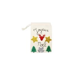 Formes de noël en mousse pailletée - OGEO | Achetez sur Everykid.com