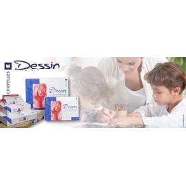 Papier Blanc à dessin 29 x 42 cm - Chatelles | Achetez sur Everykid.com