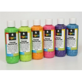 Peinture pailletée fluo - OGEO | Achetez sur Everykid.com Peinture pailletée fluo - OGEO | Achetez sur Everykid.com