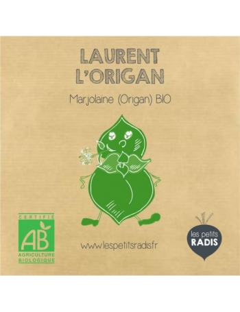 Mini kit de graines BIO de Laurent l'origan - Les petits radis