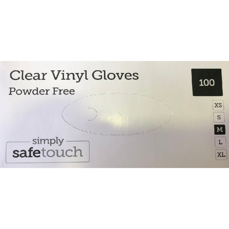 Gants Vinyl Transparent Taille M