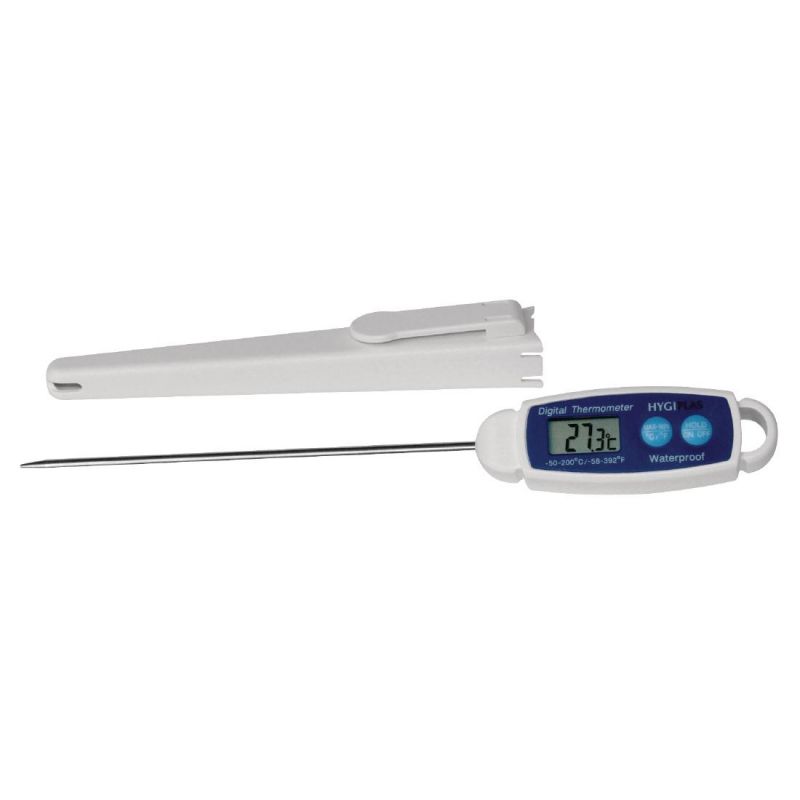 Thermomètre numérique résistant à l'eau - Hygiplas