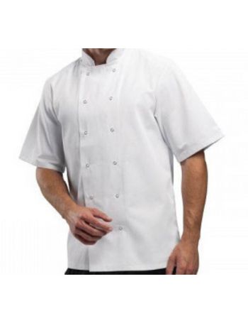 Veste de cuisine mixte Boston blanche XS - White chefs clothing