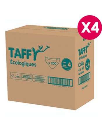 Couches écologiques Maxi Taffy Taille 4 - 7/18 Kg