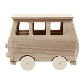 Mini-van en bois à décorer...