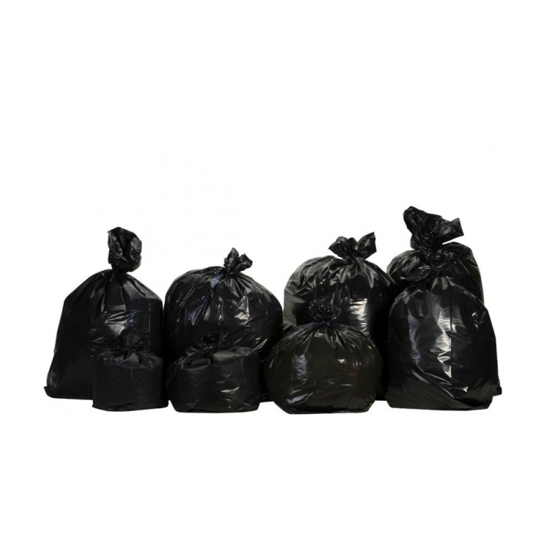 Sacs poubelle 45µ - 100L - 200 unités - Basse densité - Noir - Sacs  poubelles - E.P.I. & Poubelles