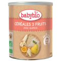 Céréales 3 Fruits avec Quinoa (boite de 220g) - dès 6 mois  - Babybio