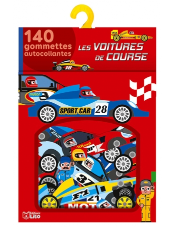 Mes gommettes Lito - Les voitures de course - Editions LITO