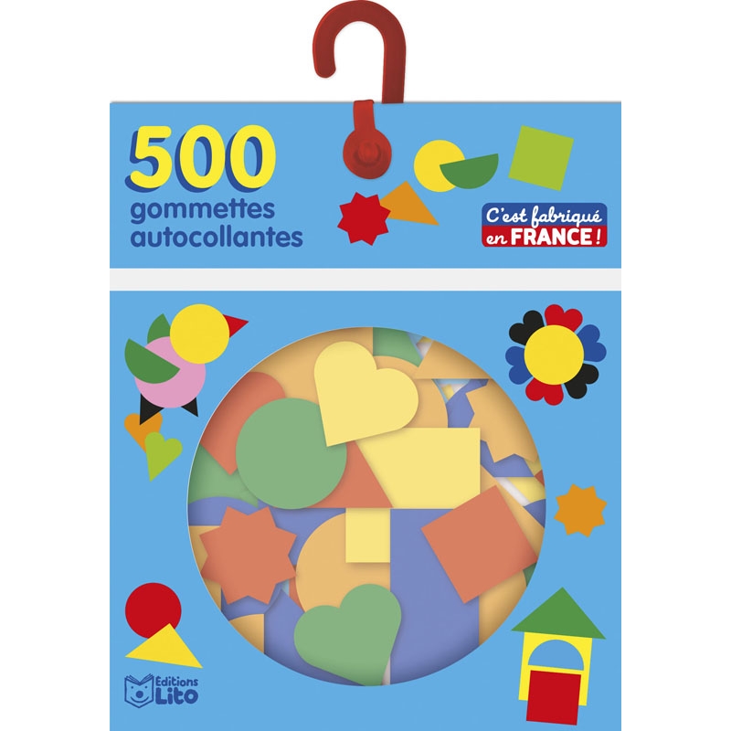 500 gommettes autocollantes maternelle - Editions LITO