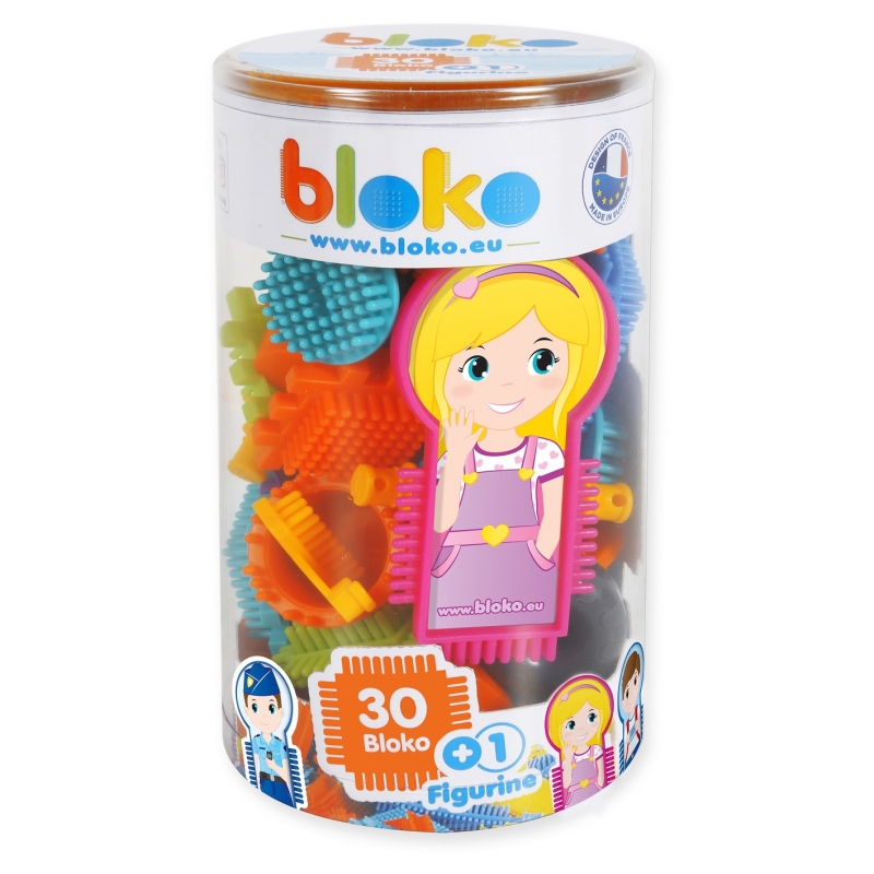 Tube 31 Bloko : 30 Bloko avec 1 figurine - Bloko